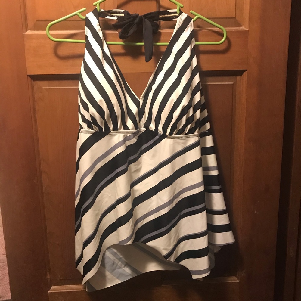 Halter handkerchief bathing suit top